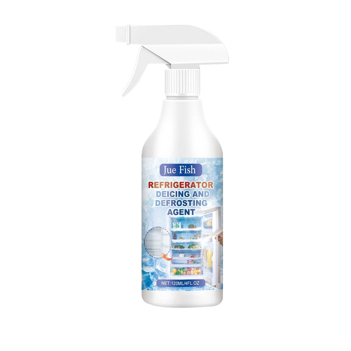 ❄️ Melt Ice & Frost Fast — Easy Spray & Wipe Freezer Defroster | Helps Prevent Re-Freezing 🧊