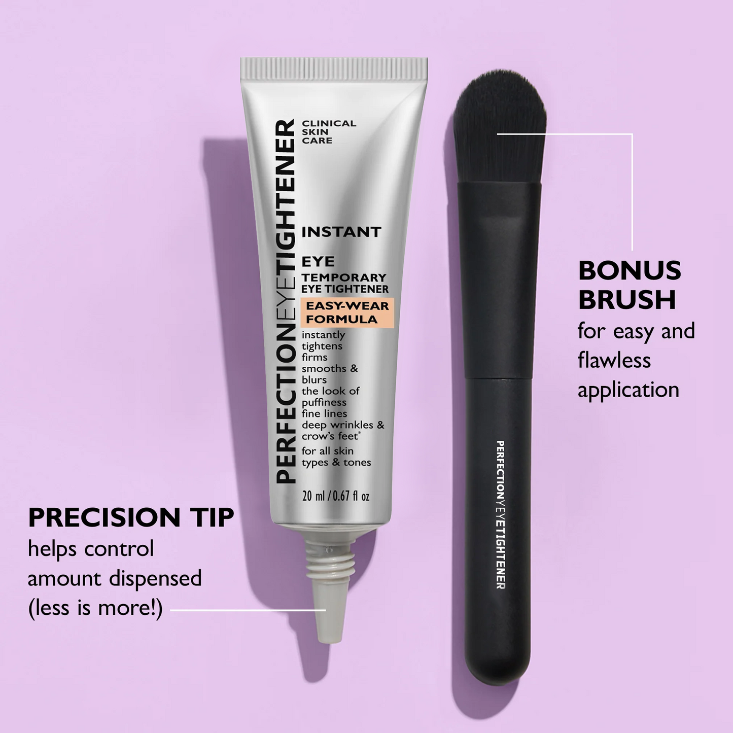 🌸 Instant Eye Tightener Easy-Wear Formula With Brush Free! ✨ Firming Effect Lasts All Day