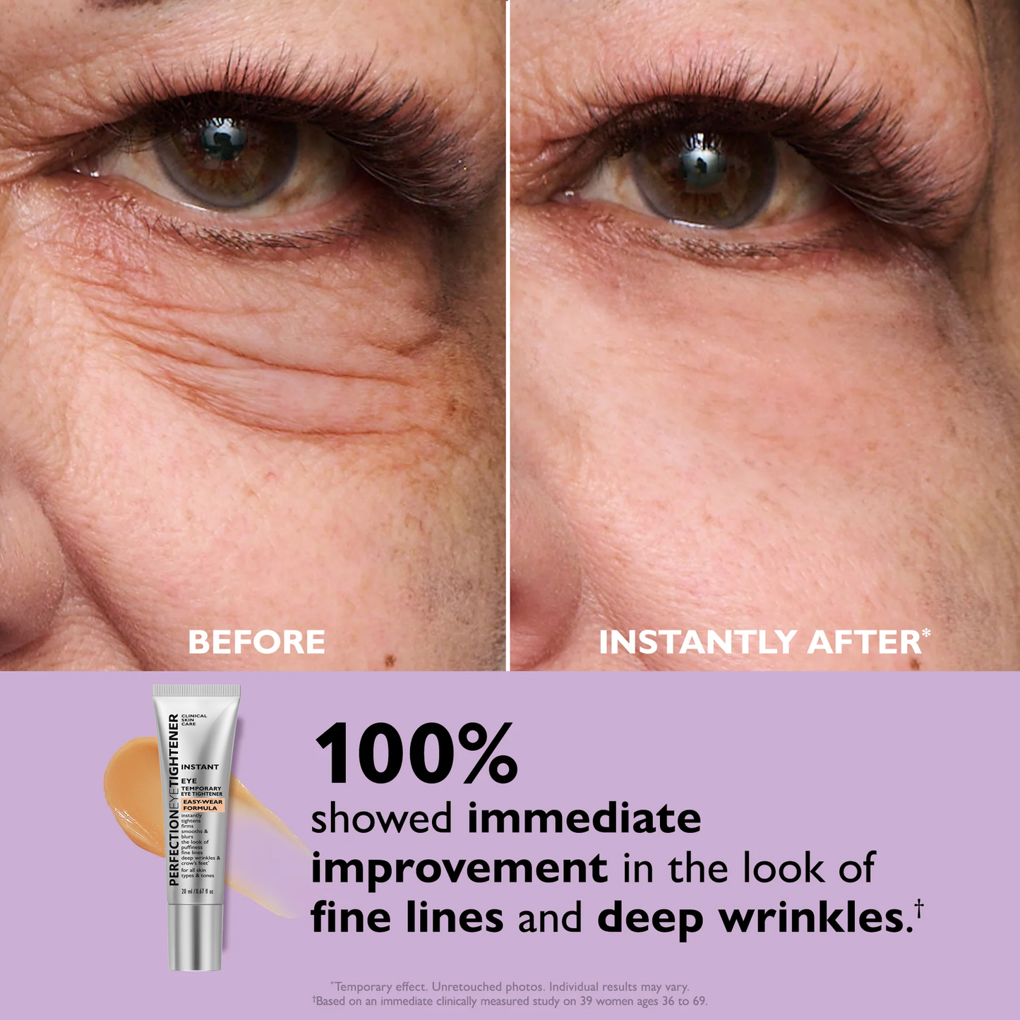 🌸 Instant Eye Tightener Easy-Wear Formula With Brush Free! ✨ Firming Effect Lasts All Day