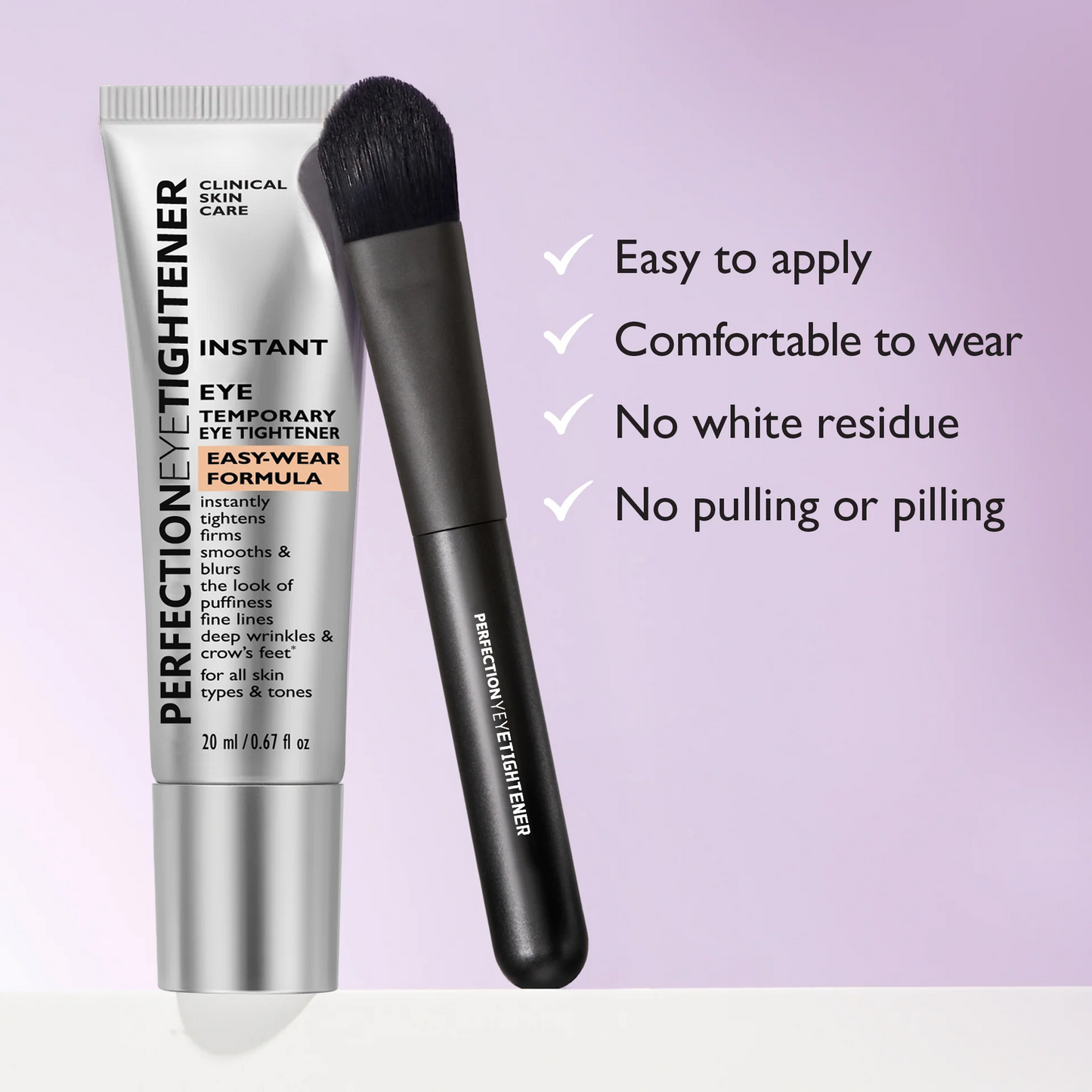 🌸 Instant Eye Tightener Easy-Wear Formula With Brush Free! ✨ Firming Effect Lasts All Day