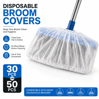 🏡 Sweep Cleaner In Seconds — Disposable Broom Covers For A Fresher Home ✨