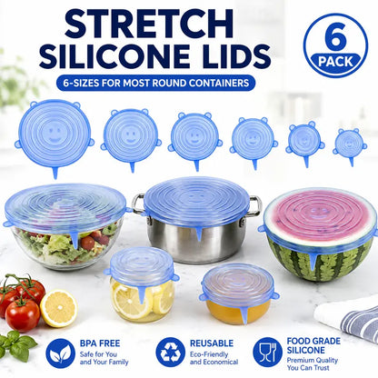 🔥Limited 50% OFF|50K+ SOLD!🔥Silicone Stretch Lids