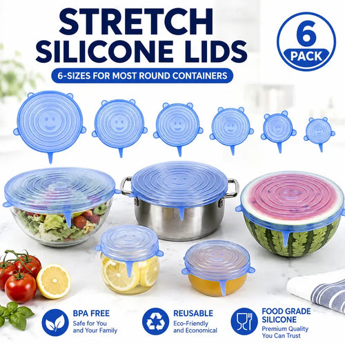 🔥Limited 50% OFF|50K+ SOLD!🔥Silicone Stretch Lids