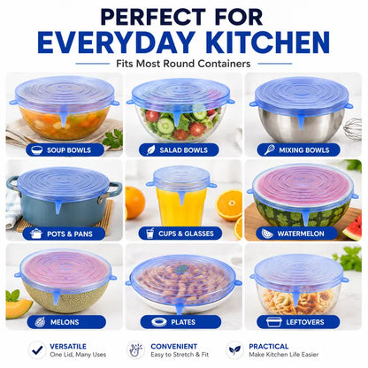🔥Limited 50% OFF|50K+ SOLD!🔥Silicone Stretch Lids