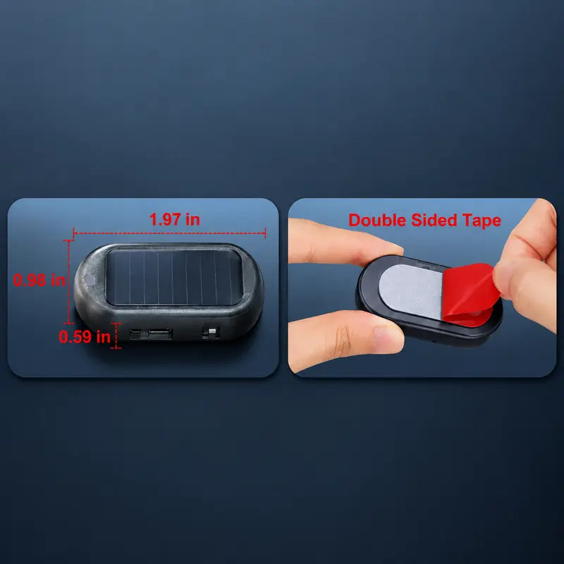 ☀️🚨 Solar Anti-Theft Car Alarm Light – Bright Flashing Deterrent, No Wiring Needed