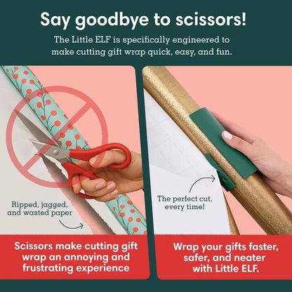🎁 Wrap Gifts Faster & Easier — Smooth Cuts, No Scissors ✨