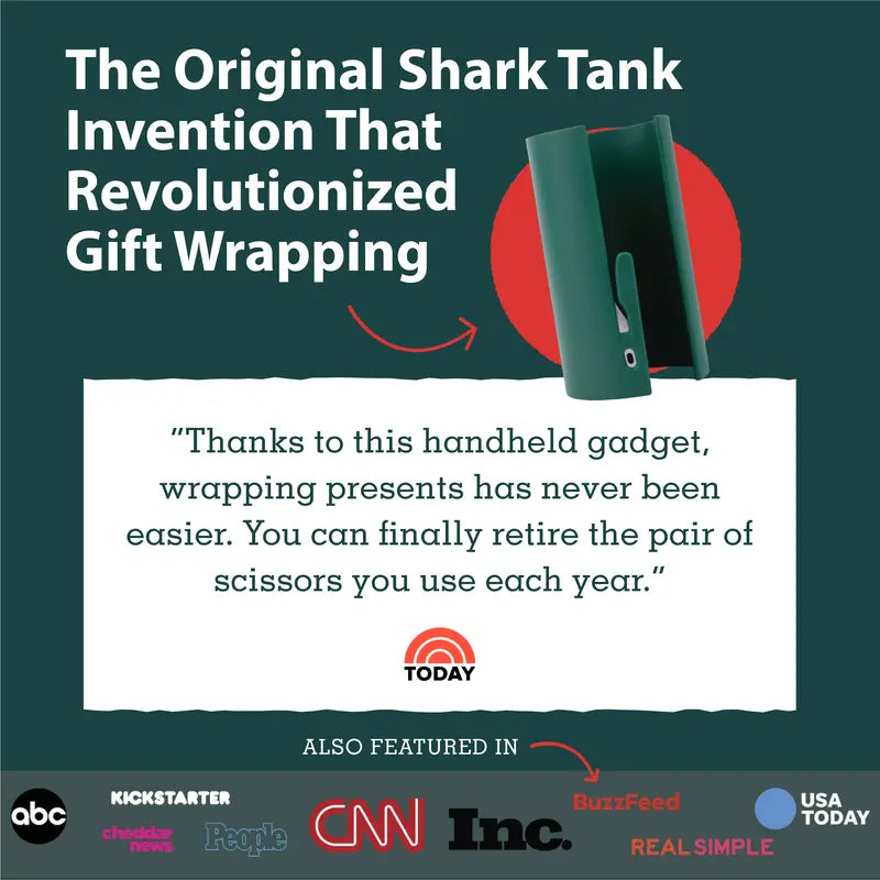 🎁 Wrap Gifts Faster & Easier — Smooth Cuts, No Scissors ✨