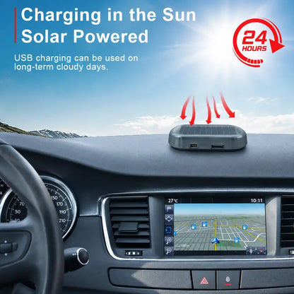 ☀️🚨 Solar Anti-Theft Car Alarm Light – Bright Flashing Deterrent, No Wiring Needed