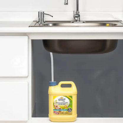 Kitchen sink detergent dispenser,  suitable for kitchens and bathrooms