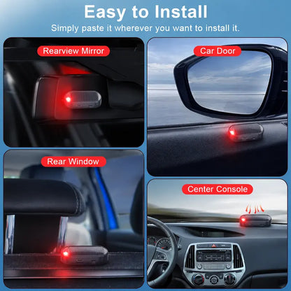 ☀️🚨 Solar Anti-Theft Car Alarm Light – Bright Flashing Deterrent, No Wiring Needed