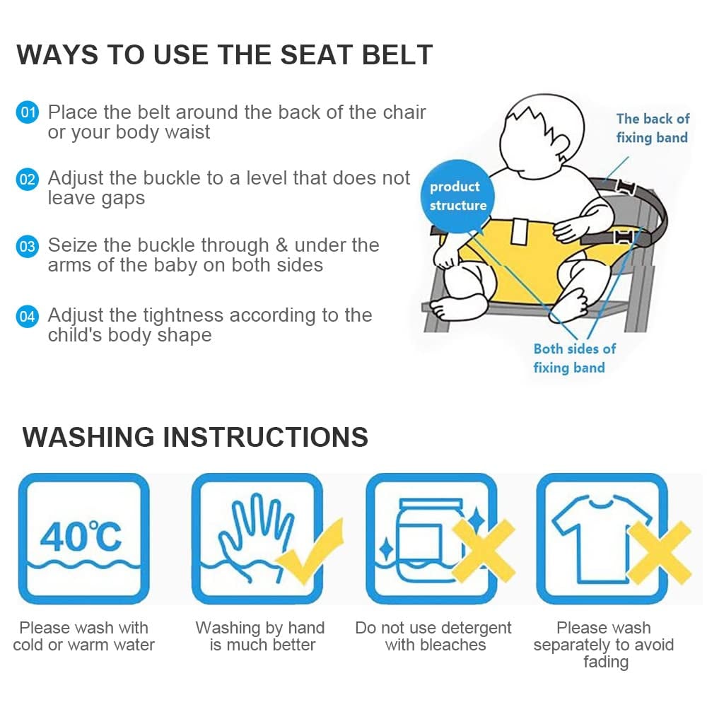 🔥Harness Seat for High Chair Feeding Safety Seat