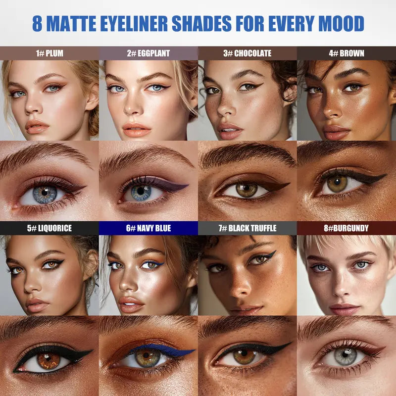 LAST DAY - BUY 1 GET 1 FREE💜24HR Waterproof and long-lasting liquid eyeliner — Day to Night Wear