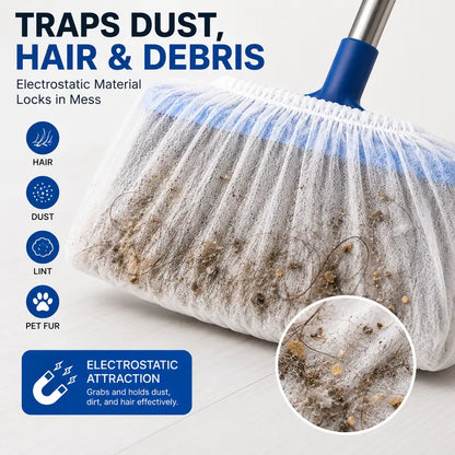 🏡 Sweep Cleaner In Seconds — Disposable Broom Covers For A Fresher Home ✨
