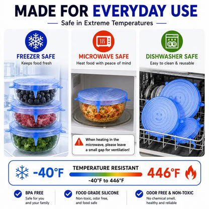 🔥Limited 50% OFF|50K+ SOLD!🔥Silicone Stretch Lids