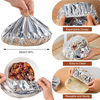 Cresolix™ Stretchable Food Covers Keep Food Covered, Protected & Ready To Enjoy In Seconds