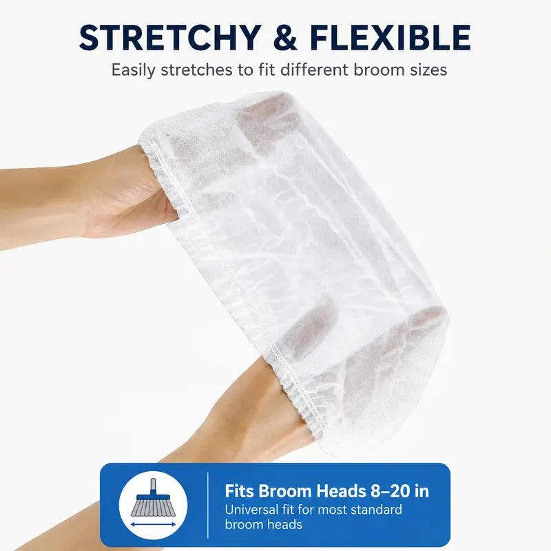 🏡 Sweep Cleaner In Seconds — Disposable Broom Covers For A Fresher Home ✨
