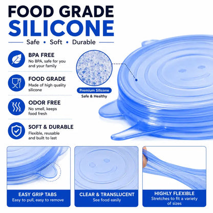 🔥Limited 50% OFF|50K+ SOLD!🔥Silicone Stretch Lids
