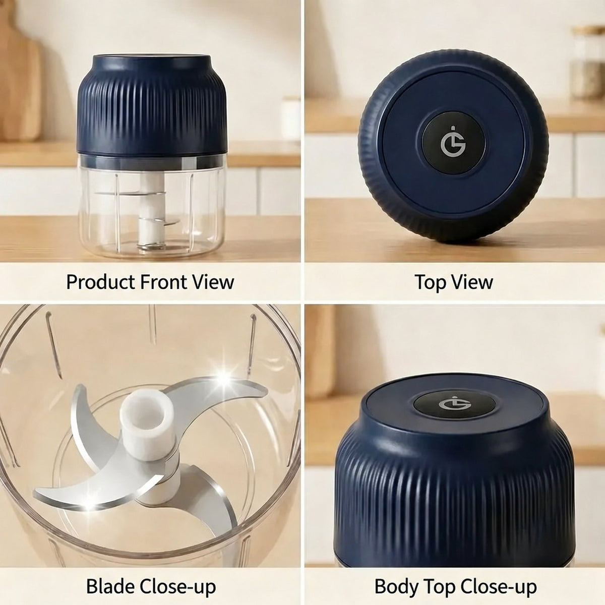 💕Hot sale 49% OFF⚡ Mini Electric Food Shredder – Portable USB Meat Grinder & Garlic Chopper