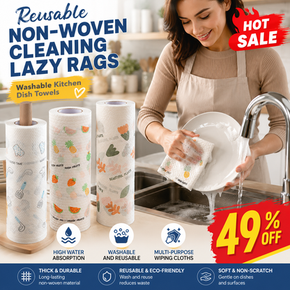 ✨ Reusable Cleaning Cloths – Lint-Free & Super Absorbent 🧽