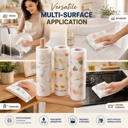 ✨ Reusable Cleaning Cloths – Lint-Free & Super Absorbent 🧽
