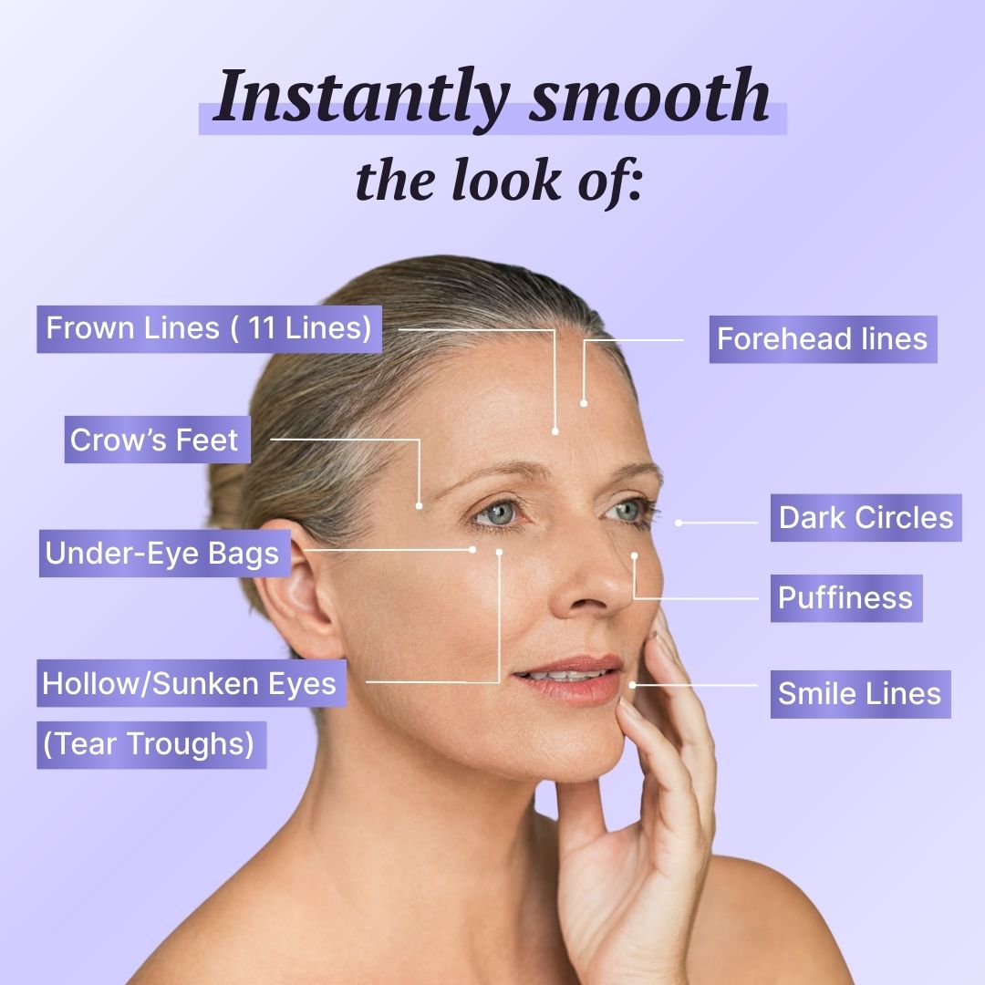 🌸 Instant Eye Tightener Easy-Wear Formula With Brush Free! ✨ Firming Effect Lasts All Day