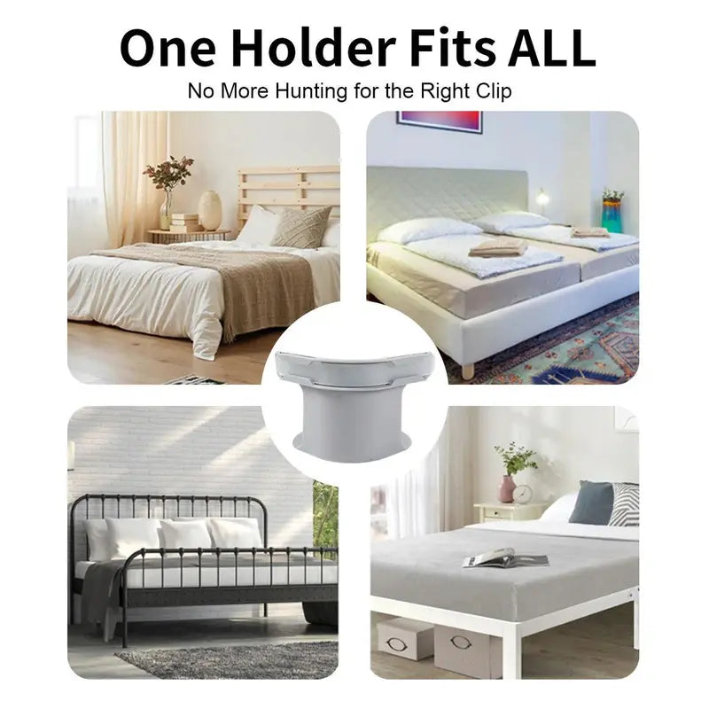 4-Pack Heavy Duty Bed Sheet Clips, Locking Mattress Corner Holders👔