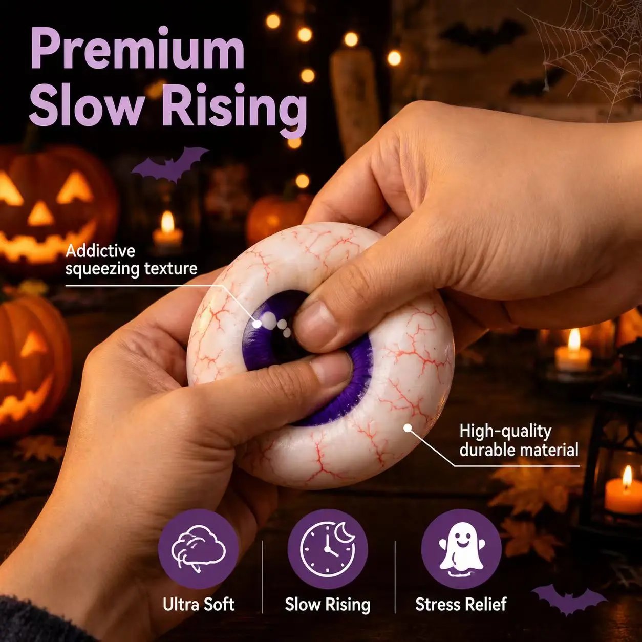 🎃Hot Sale 50% OFF🔥- Cute Halloween Scary Ghost Maruko Squeeze Toy Set