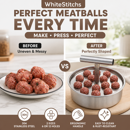 📢📢50% OFF !! ⏰Kitchen Stainless Steel Meatball Mould