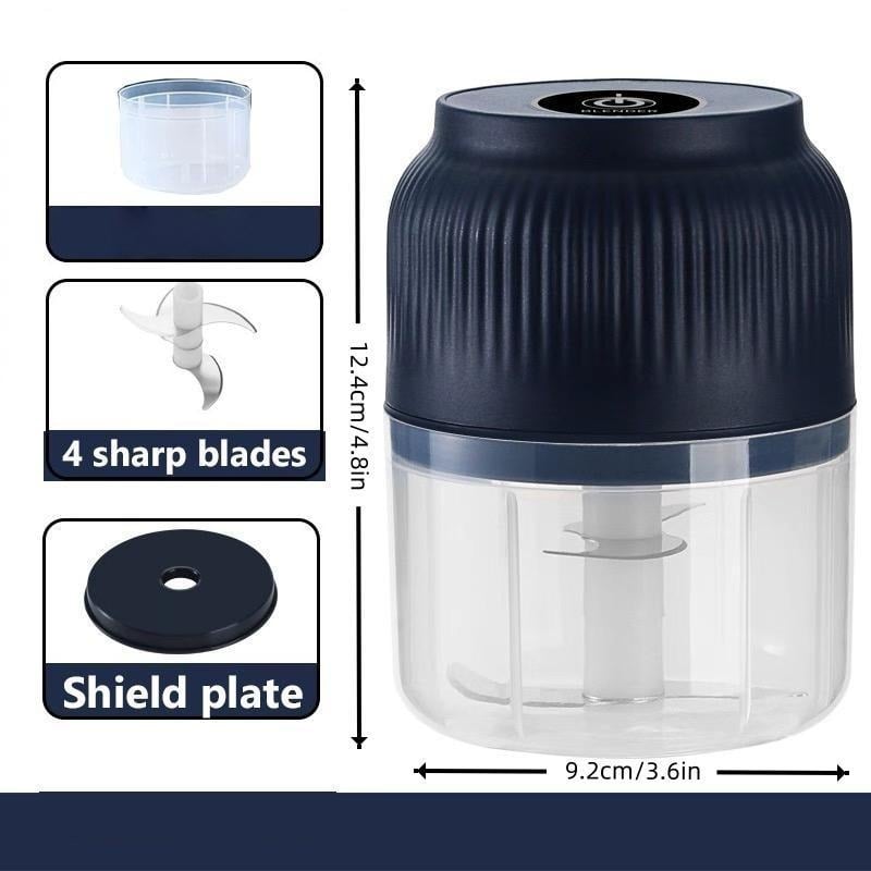 💕Hot sale 49% OFF⚡ Mini Electric Food Shredder – Portable USB Meat Grinder & Garlic Chopper