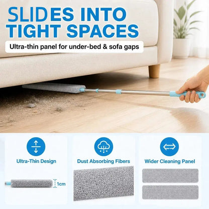 🧹 Flexible Gap Duster – Microfiber Cleaning Brush for Hard-to-Reach Spaces, Under Sofa & Bed Dust Cleaner