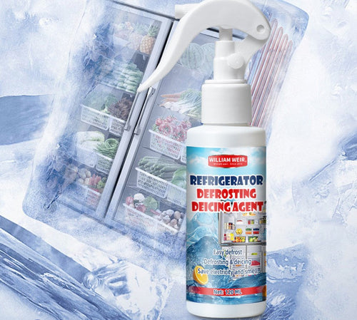 ❄️ Melt Ice & Frost Fast — Easy Spray & Wipe Freezer Defroster | Helps Prevent Re-Freezing 🧊