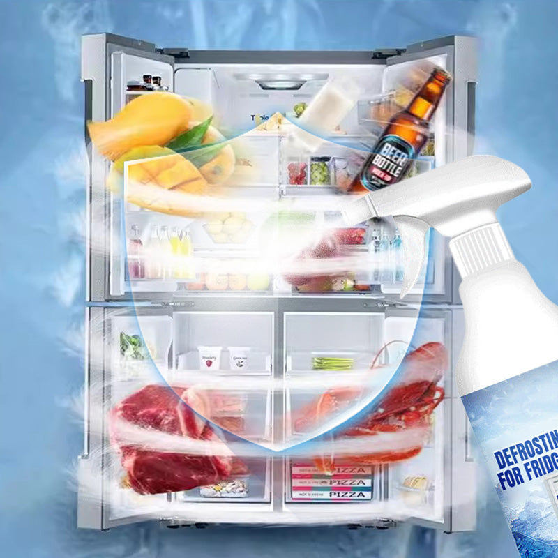 ❄️ Melt Ice & Frost Fast — Easy Spray & Wipe Freezer Defroster | Helps Prevent Re-Freezing 🧊