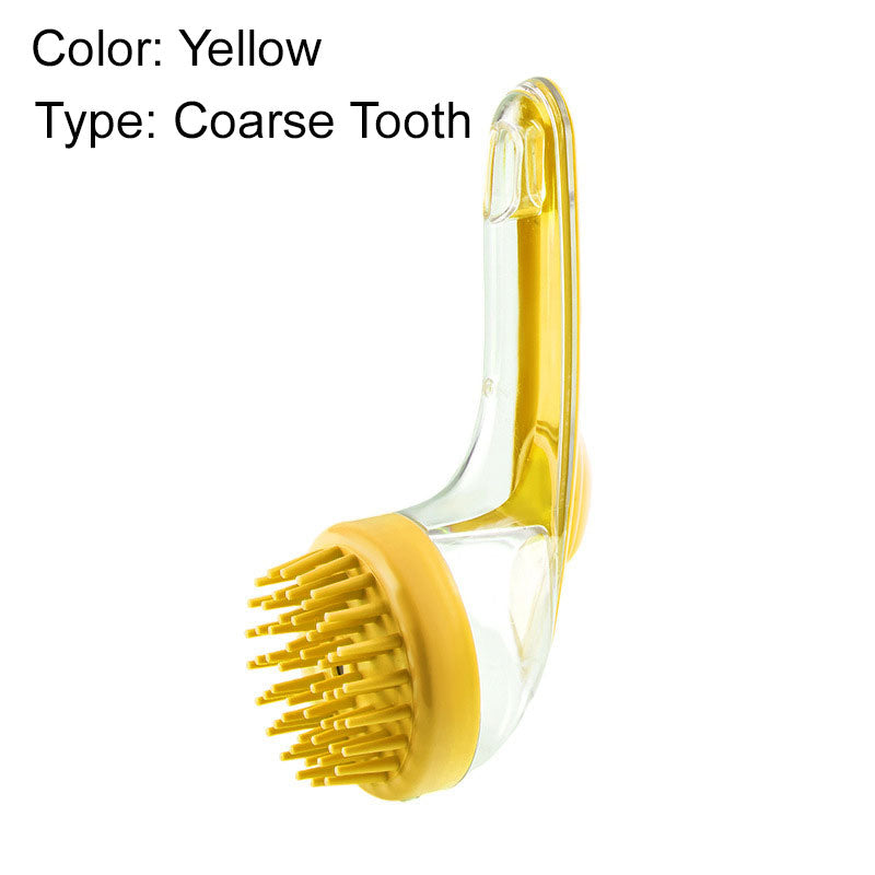 ⏰ LIMITED-TIME DEAL BUY 1 GET 1 FREE🛁🐾 2 in 1 Pet Bath Brush with Soap Dispenser – Long Handle, No Bending 🧼✨