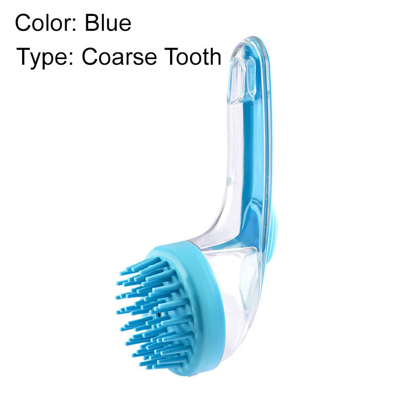 ⏰ LIMITED-TIME DEAL BUY 1 GET 1 FREE🛁🐾 2 in 1 Pet Bath Brush with Soap Dispenser – Long Handle, No Bending 🧼✨