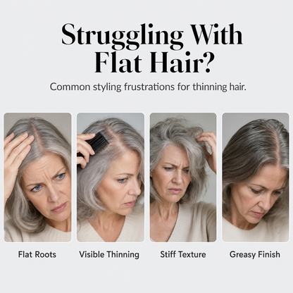 ✨Instant Volume for Flat Hair — Lightweight, Bouncy & Full-Looking All Day