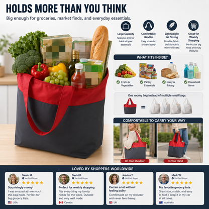 ⏰Eco-Friendly Foldable Large Capacity Shopping Bag