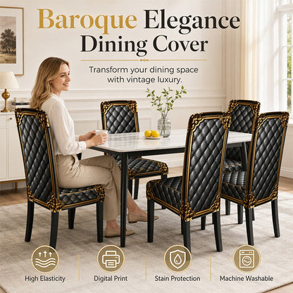 🔥Washable Stretch Baroque Chair Cover✨