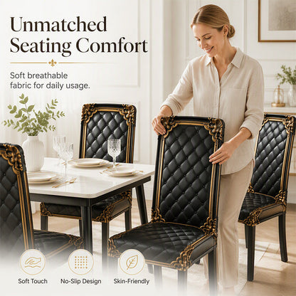 🔥Washable Stretch Baroque Chair Cover✨